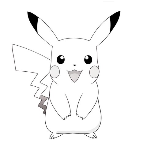 神奇宝贝怎么画皮卡丘