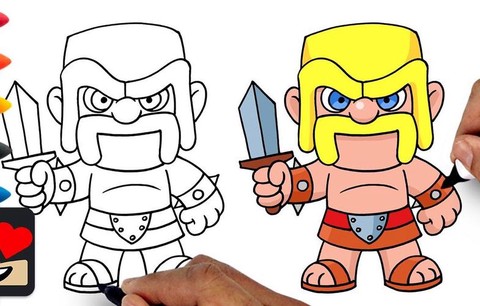 部落冲突野蛮人怎么画[图1]