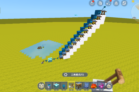 迷你世界怎么做水楼梯[图1]